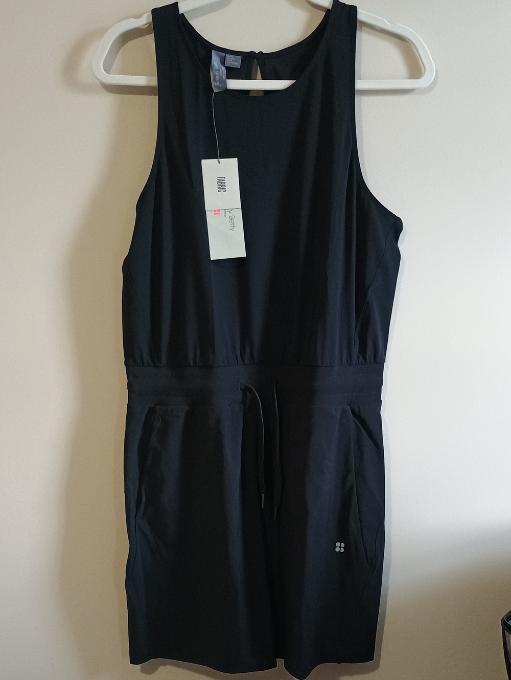 Sweaty Betty Explorer Active Midi Dress Black Medium NWTS